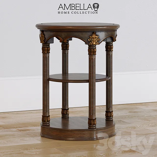 Column Accent Table 3D Model