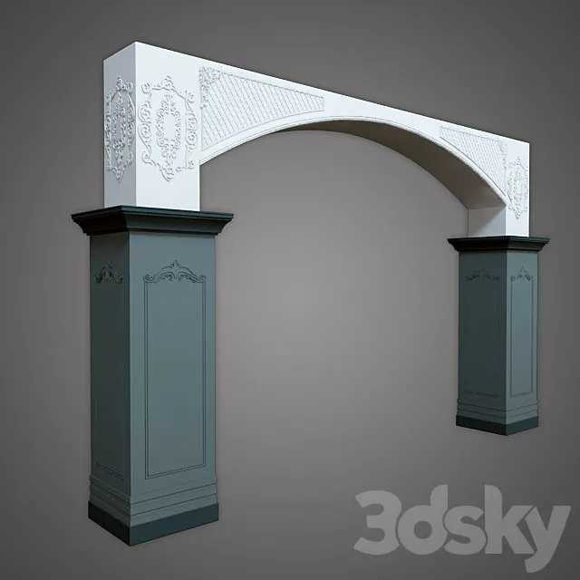 column belt 3D Model
