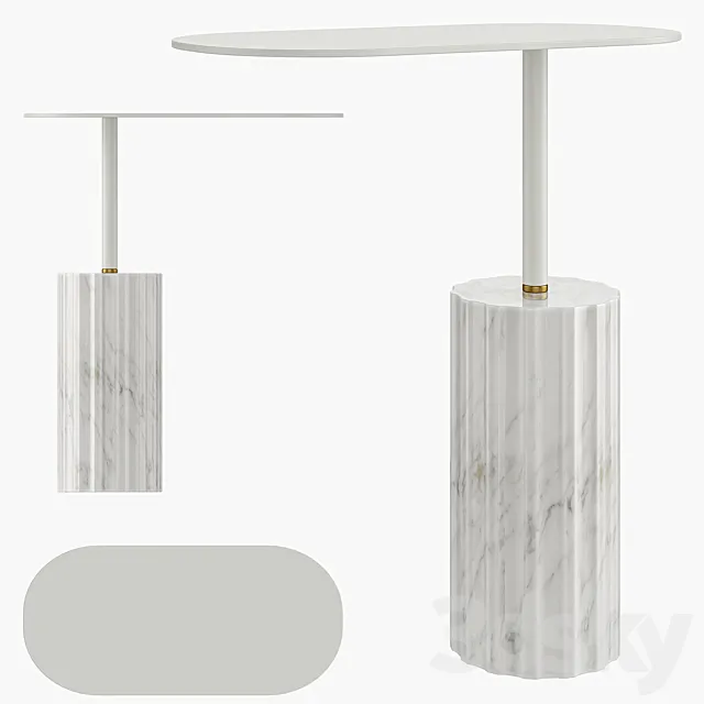Column Side Table by Aparentment Free Download
