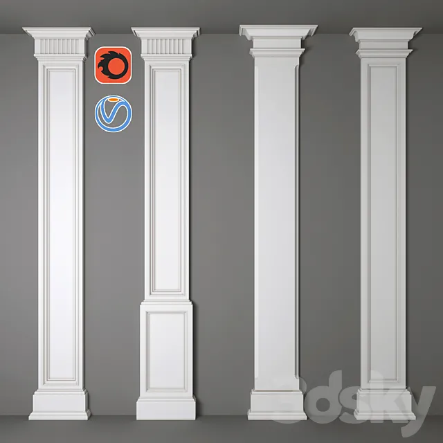 COLUMNS 3D Model
