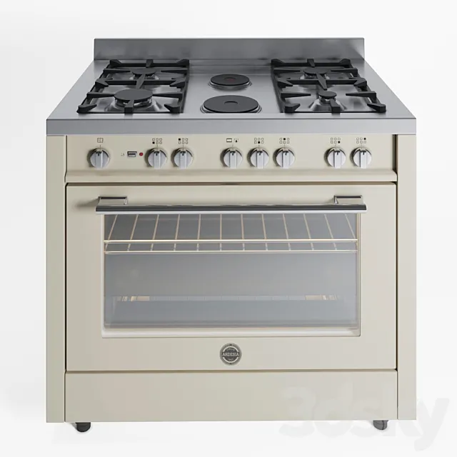 Combined cooker Ardesia PL96GG42V CR 3D Model