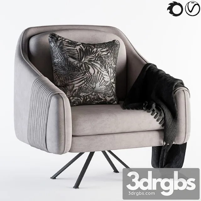 Comfort armchair 3D Model Free