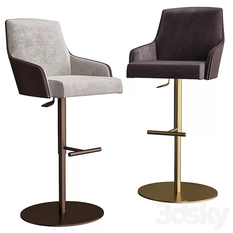 Comfort Bar Stool Reflex Angelo 3D Model
