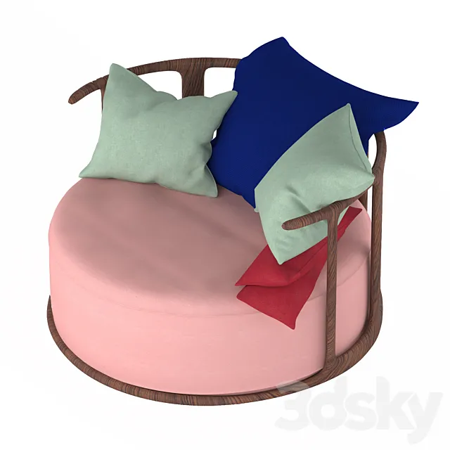 Comfortable  vertical back 3DModel