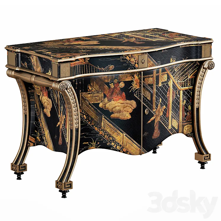 Commode by Stately Homes - BA5270 by Baker Furniture 3D Model Free