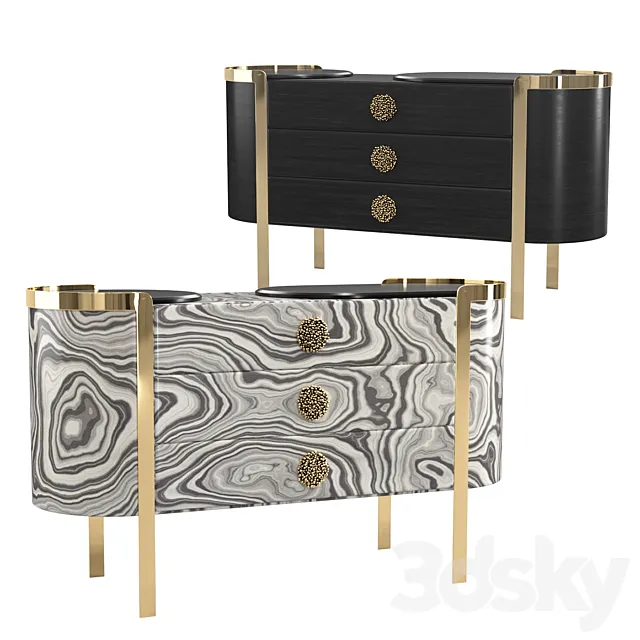 Commode DORIS Opera Contemporary 3DModel