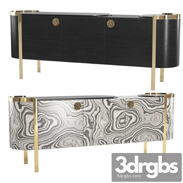 Commode doris opera contemporary_1 2 3D Model Free