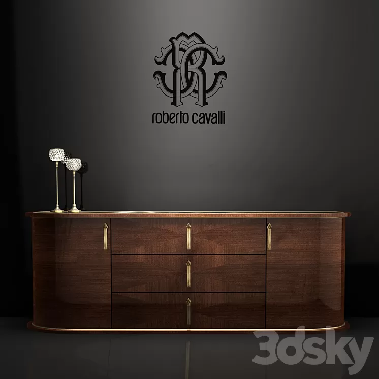 Commode Roberto Cavalli 3D Model