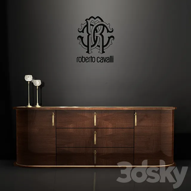 Commode Roberto Cavalli 3D Model