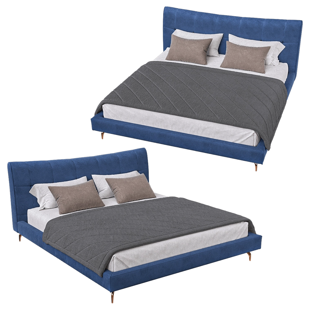 Comodo - Bed Azur 3D Model