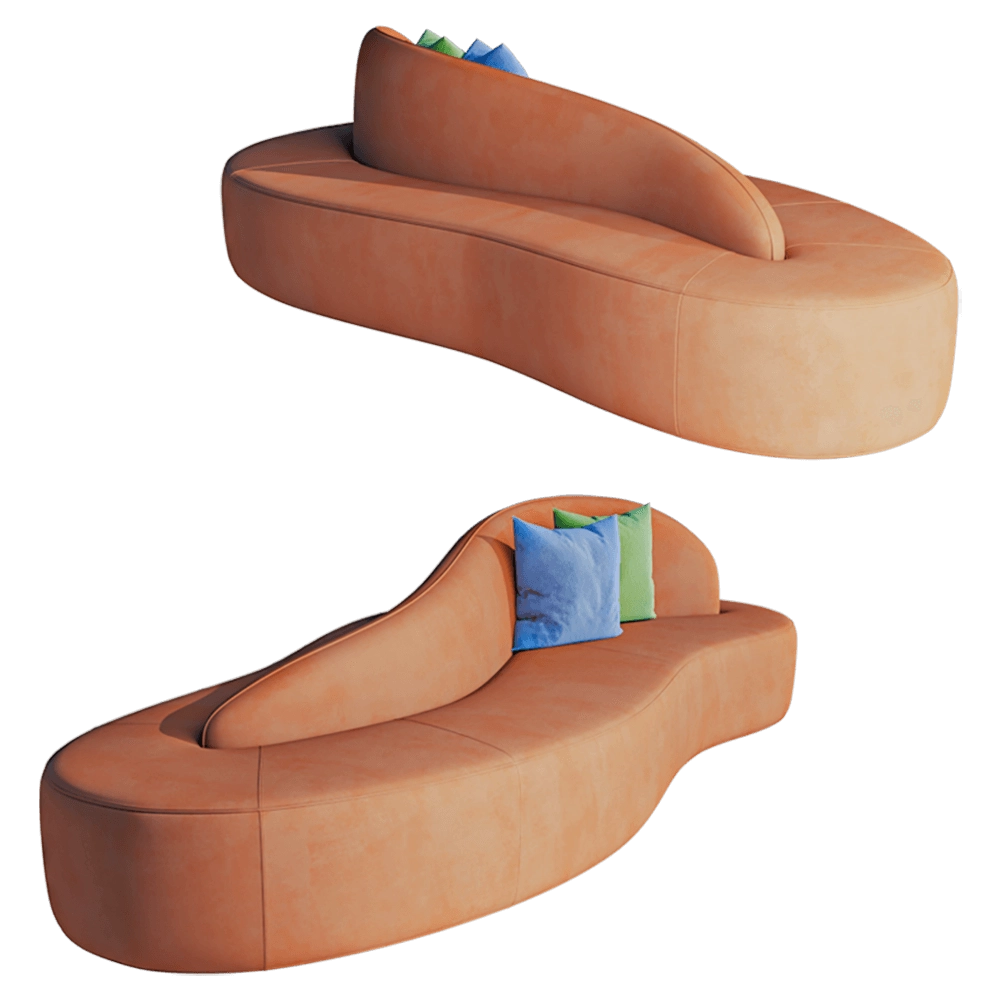 Comodo - Two-sided sofa Duet 3D Model