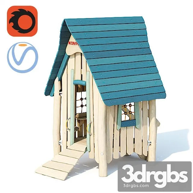 Company Robinia No 405 Village House 1 3D Model Free