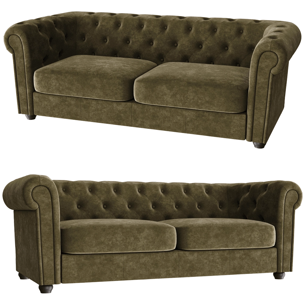 Complet Furniture - Sofa Hemmingway 3D Model