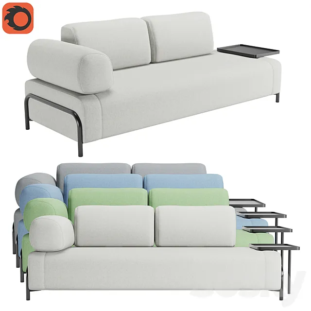 Compo 3 sofa 3DModel