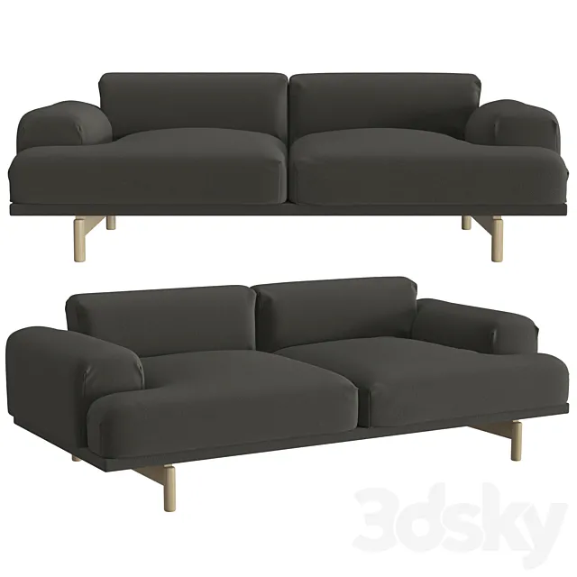 Compose Sofa 2 Seater 3DModel