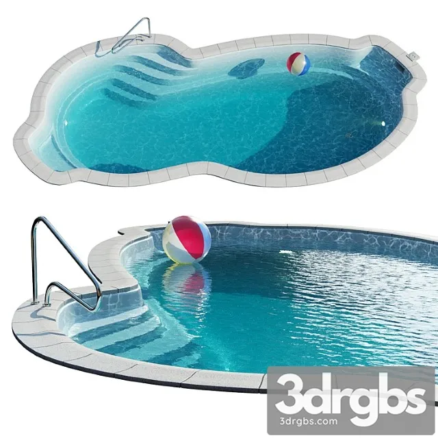 Composite Manhattan Pool 3D Model Free