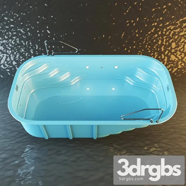 Composite pool 3D Model Free