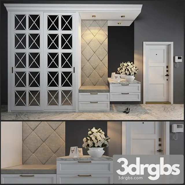 Composition in the hallway 23 2 3D Model Free