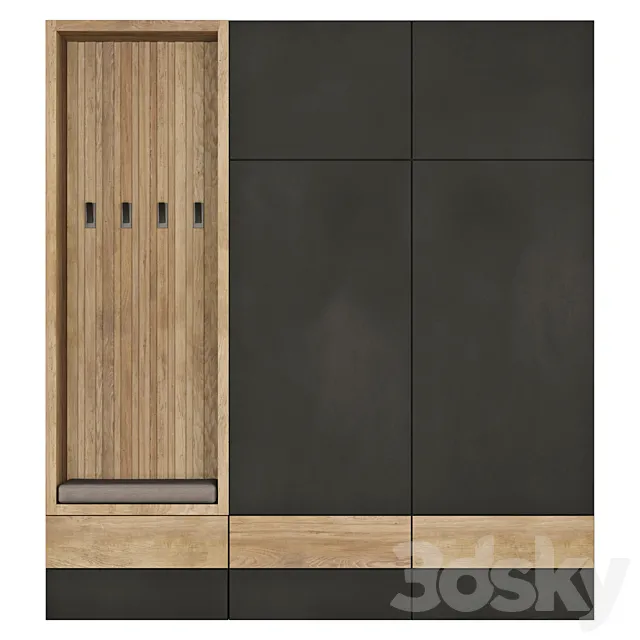 Composition in the hallway 27 | Hallway 3D Model