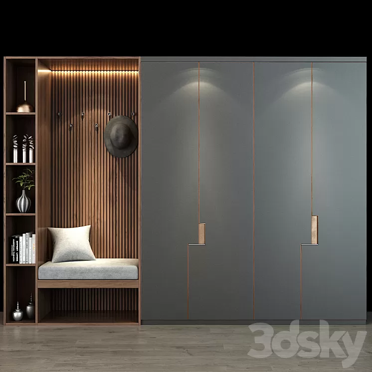 Composition in The Hallway 271 3D Model