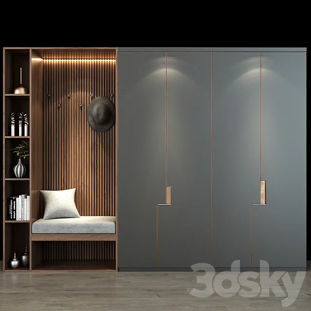 Composition in The Hallway 271 3DModel