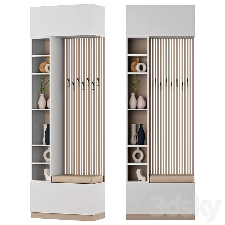 Composition in the hallway 48 | Hallway 3D Model