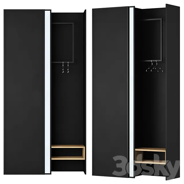 Composition in the hallway 50 | Hallway 3D Model