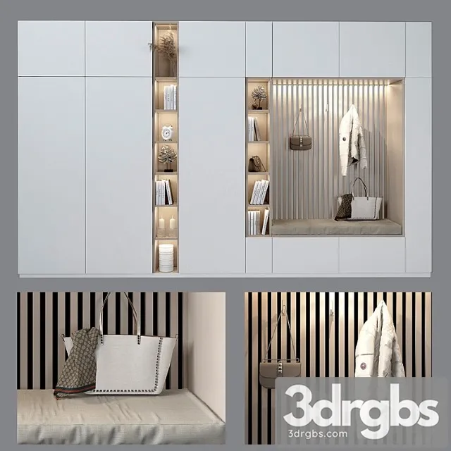 Composition in the hallway 80 2 3D Model Free