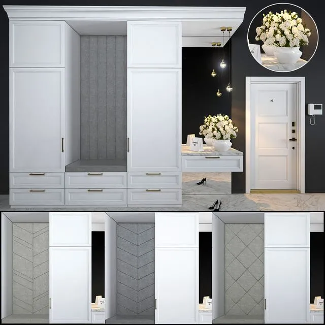 Composition in the hallway21 3D Model