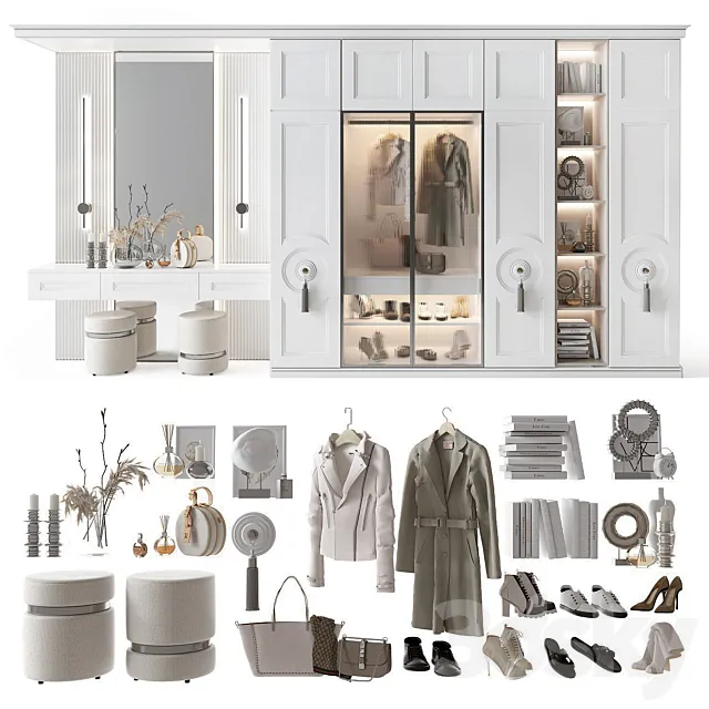 Composition in the hallway_103 3D Model