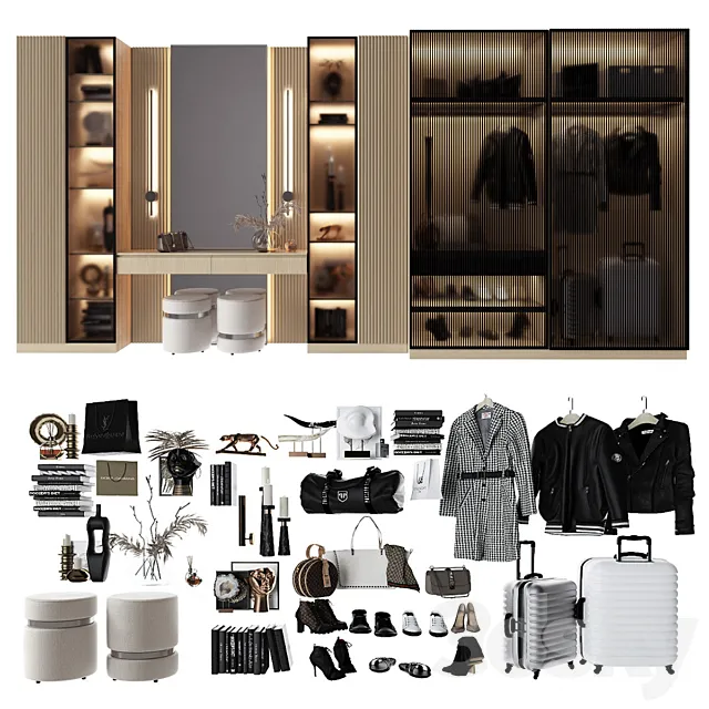 Composition in the hallway_104 3D Model