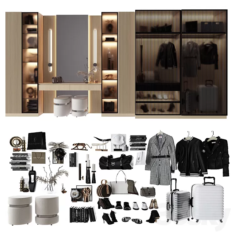 Composition in the hallway_104 3D Model