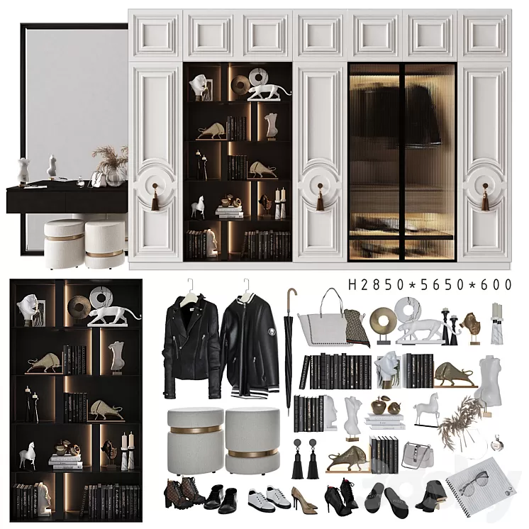 Composition in the hallway_108 3D Model