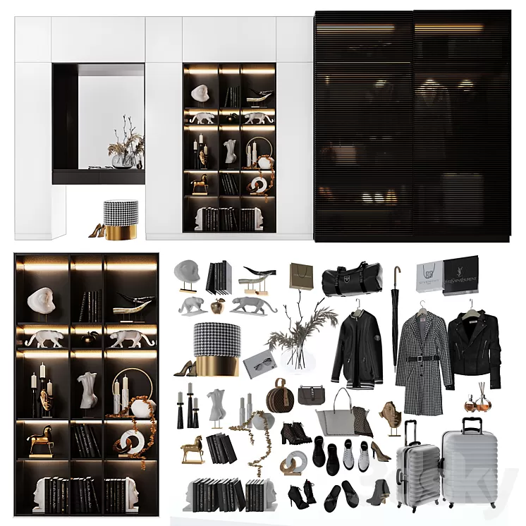 Composition in the hallway_109 3D Model