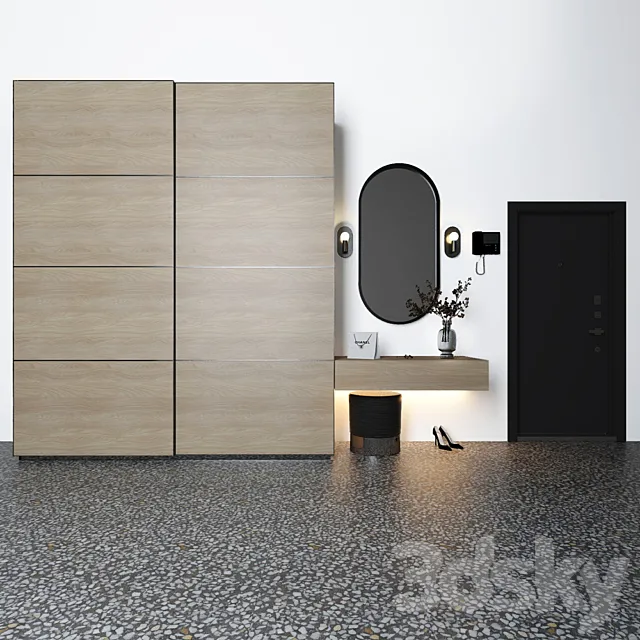 Composition in the hallway_14 3D Model