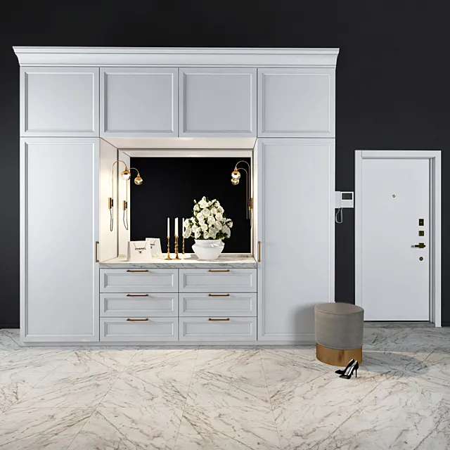 Composition in the hallway_17 3DModel