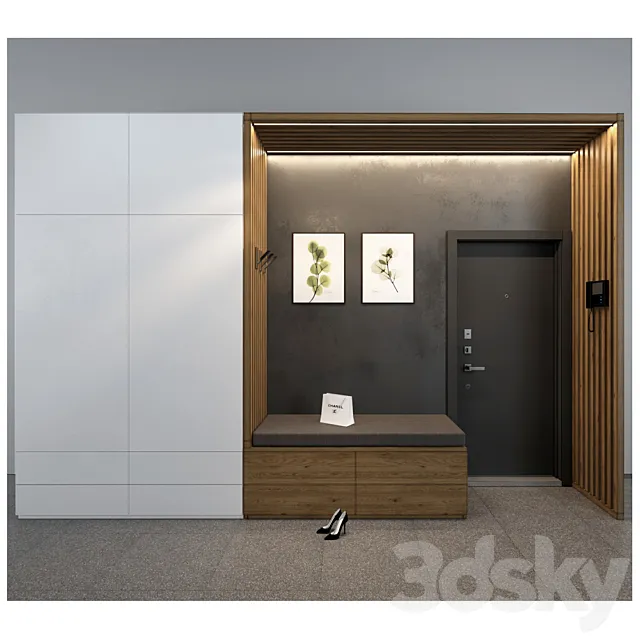 Composition in the hallway_19 3D Model