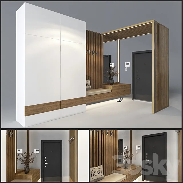 Composition in the hallway_25 3DModel