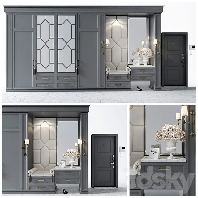 Composition in the hallway_31 3DModel