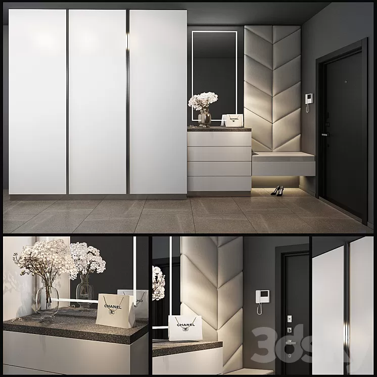 Composition in the hallway_36 3D Model