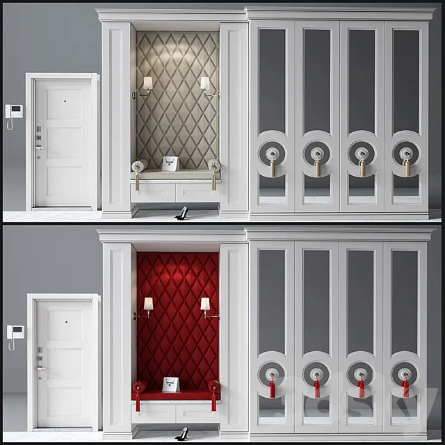 Composition in the hallway_41 3DModel