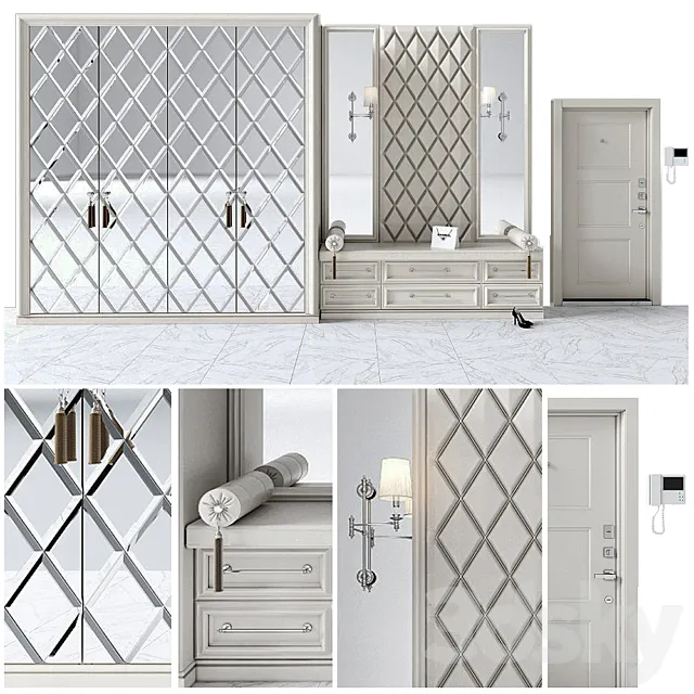 Composition in the hallway_44 3D Model