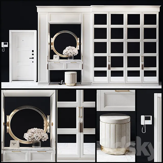 Composition in the hallway_47 3D Model