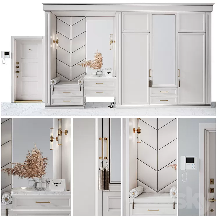 Composition in the hallway_52 3D Model