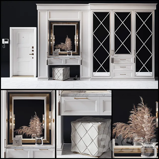 Composition in the hallway_53 3D Model