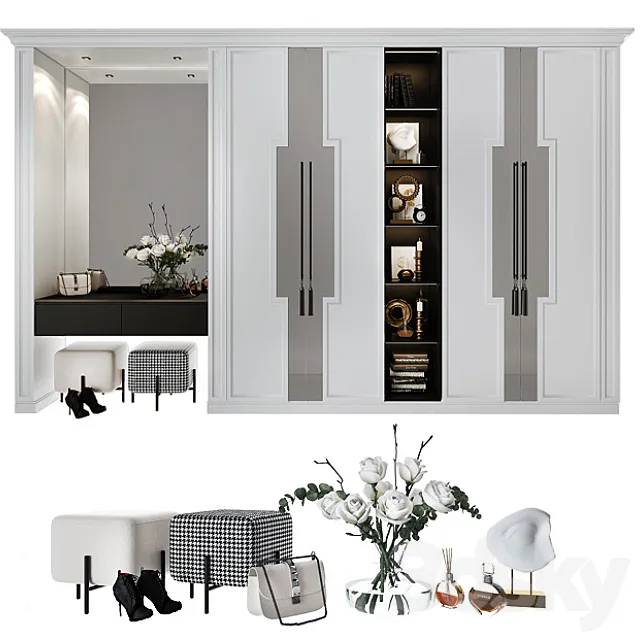 Composition in the hallway_62 3DModel