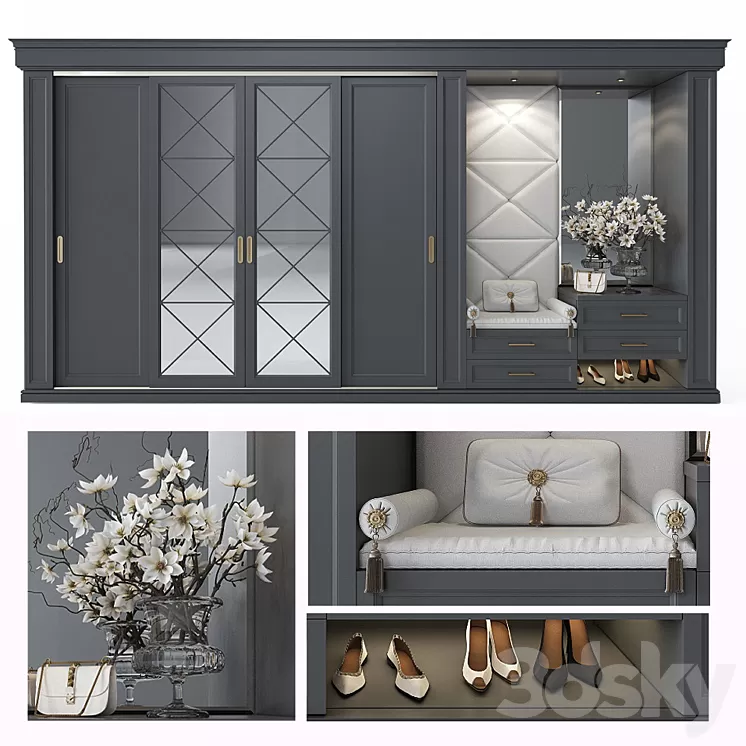 Composition in the hallway_75 3D Model