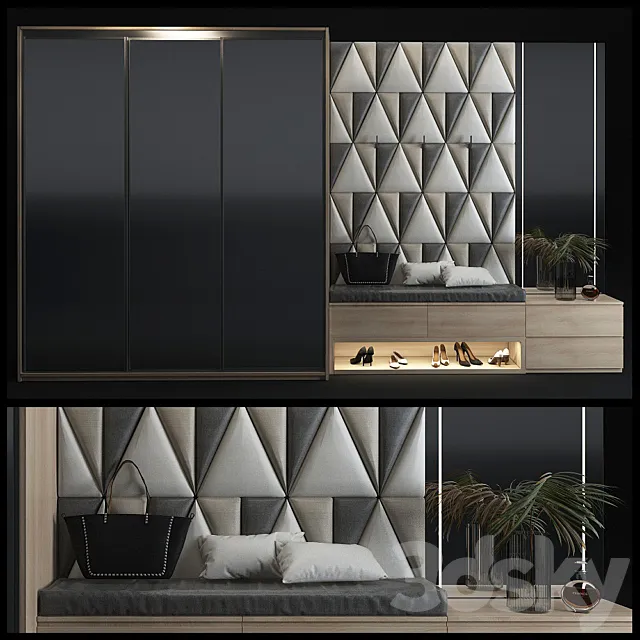 Composition in the hallway_78 3DModel