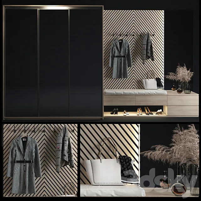 Composition in the hallway_81 3D Model