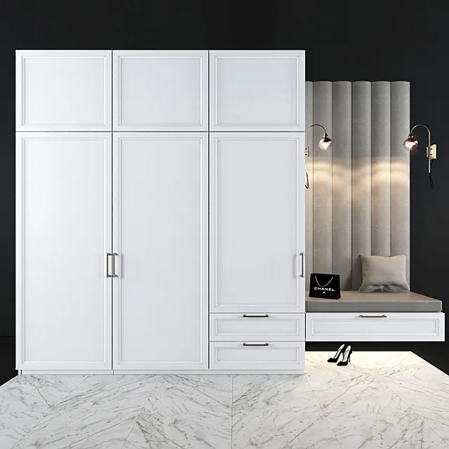 Composition in the hallway_9 3D Model